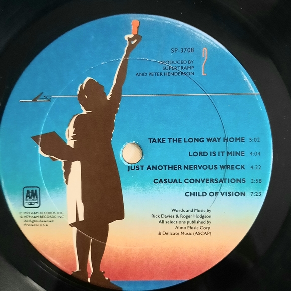 Supertramp -Breakfast In America Vinyl LP, 1979 - Picture 8 of 11